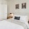 a bed in a bedroom