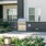 an outdoor grilling station