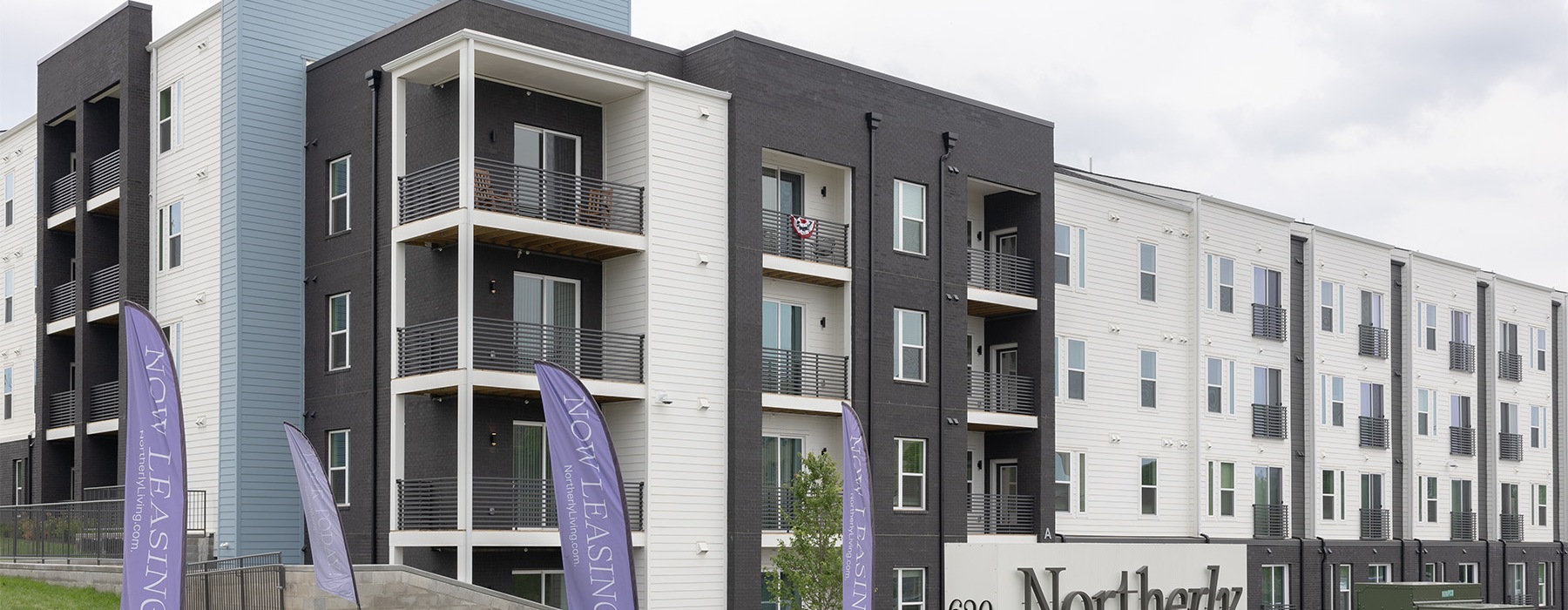 Exterior view of Northerly apartments for rent in Nashville, TN